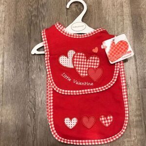 🍭Last deal 🍭alentine baby bibs❤️